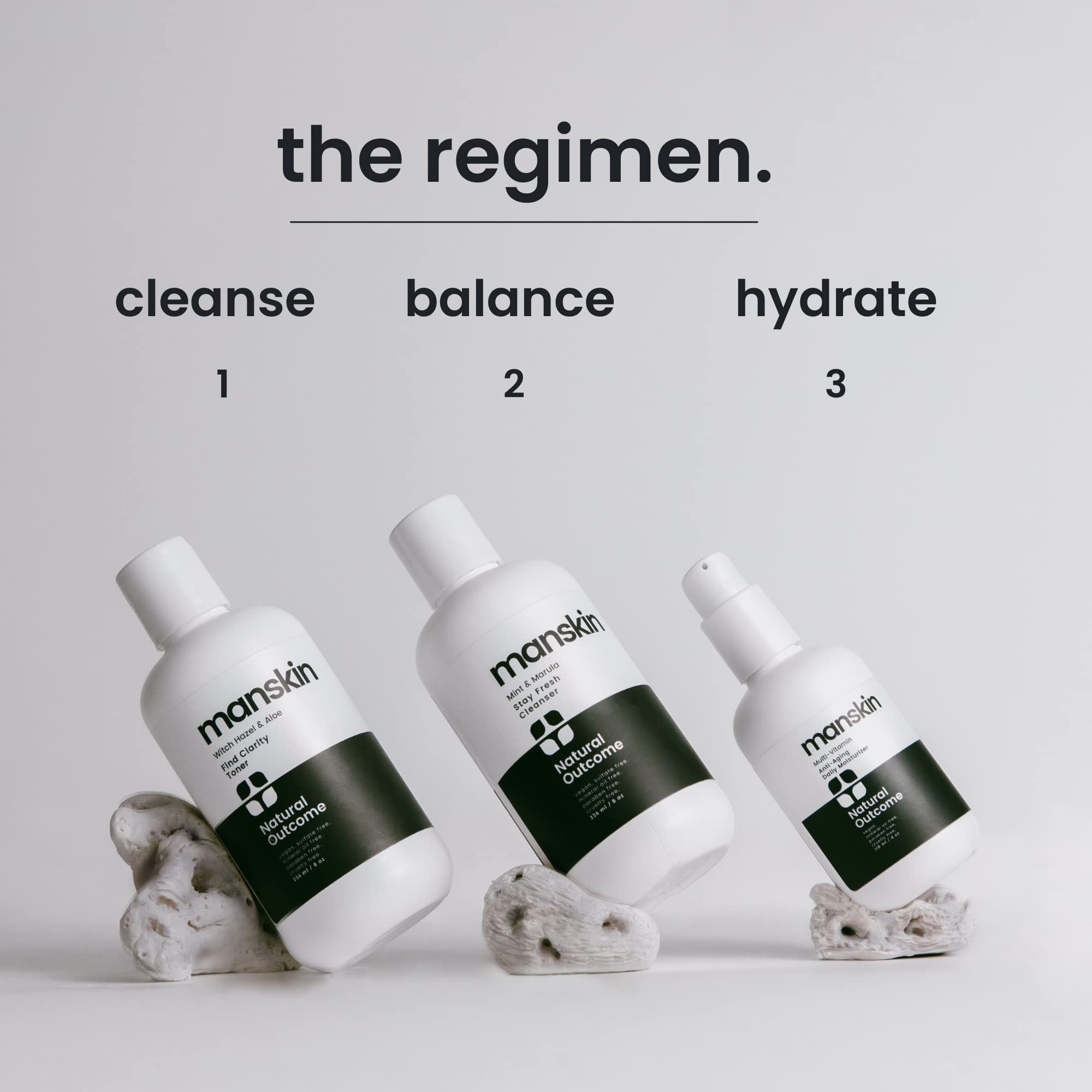Foto 3 pulgar | Kit De Cuidado De La Piel Natural Outcome Cuidado Facial Antienvejecimiento Para Hombre - Venta Internacional.
