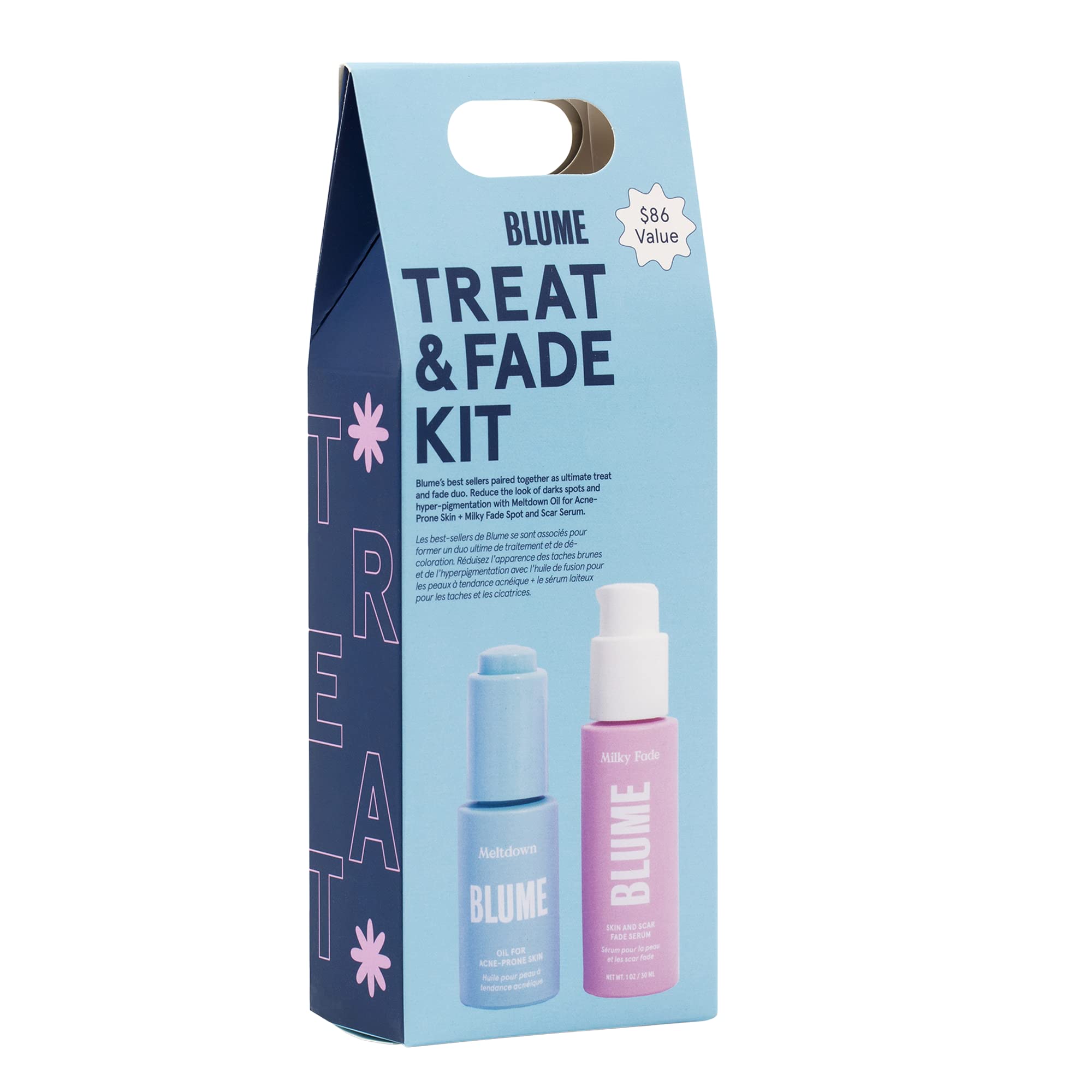 Foto 1 | Set De Cuidado De La Piel Blume Treat And Fade Kit Para El Acné Con Aceite Para Derretir - Venta Internacional.