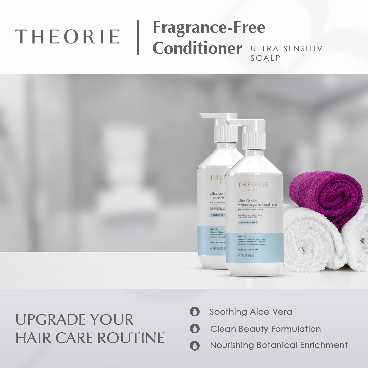 Foto 6 pulgar | Acondicionador Theorie Pure Collection Hipoalergénico 400 Ml - Venta Internacional.