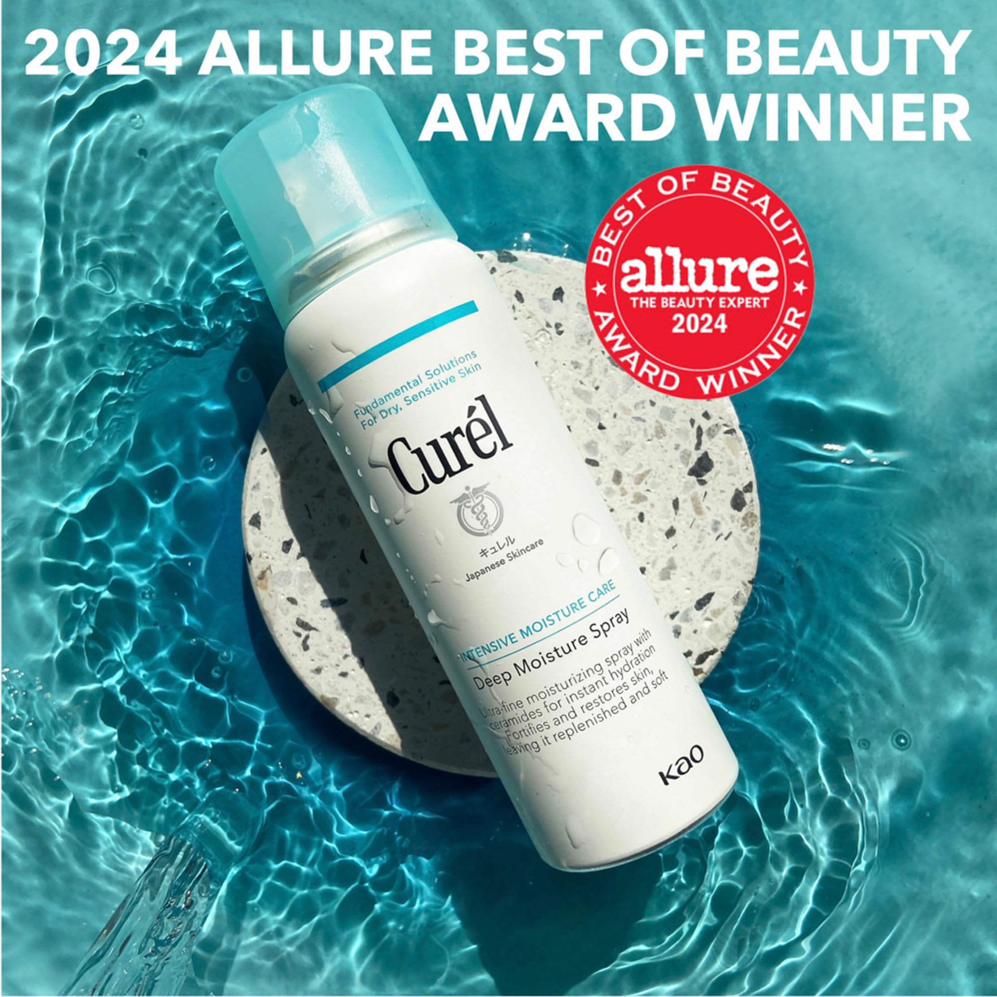 Foto 3 pulgar | Spray Hidratante Curel Deep Moisture Con Ceramidas 150 Ml - Venta Internacional.