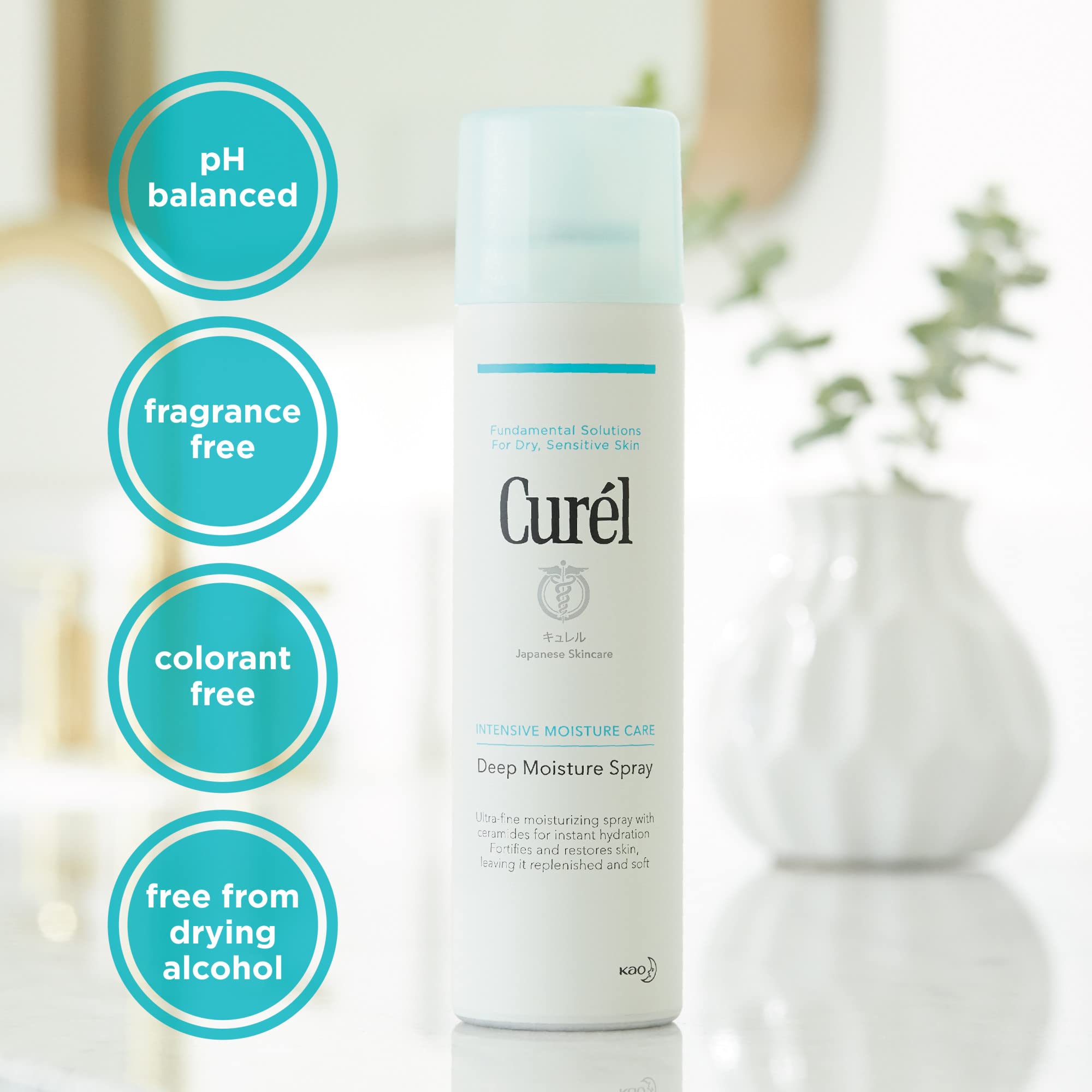 Foto 4 pulgar | Spray Hidratante Curel Deep Moisture Con Ceramidas 150 Ml - Venta Internacional.