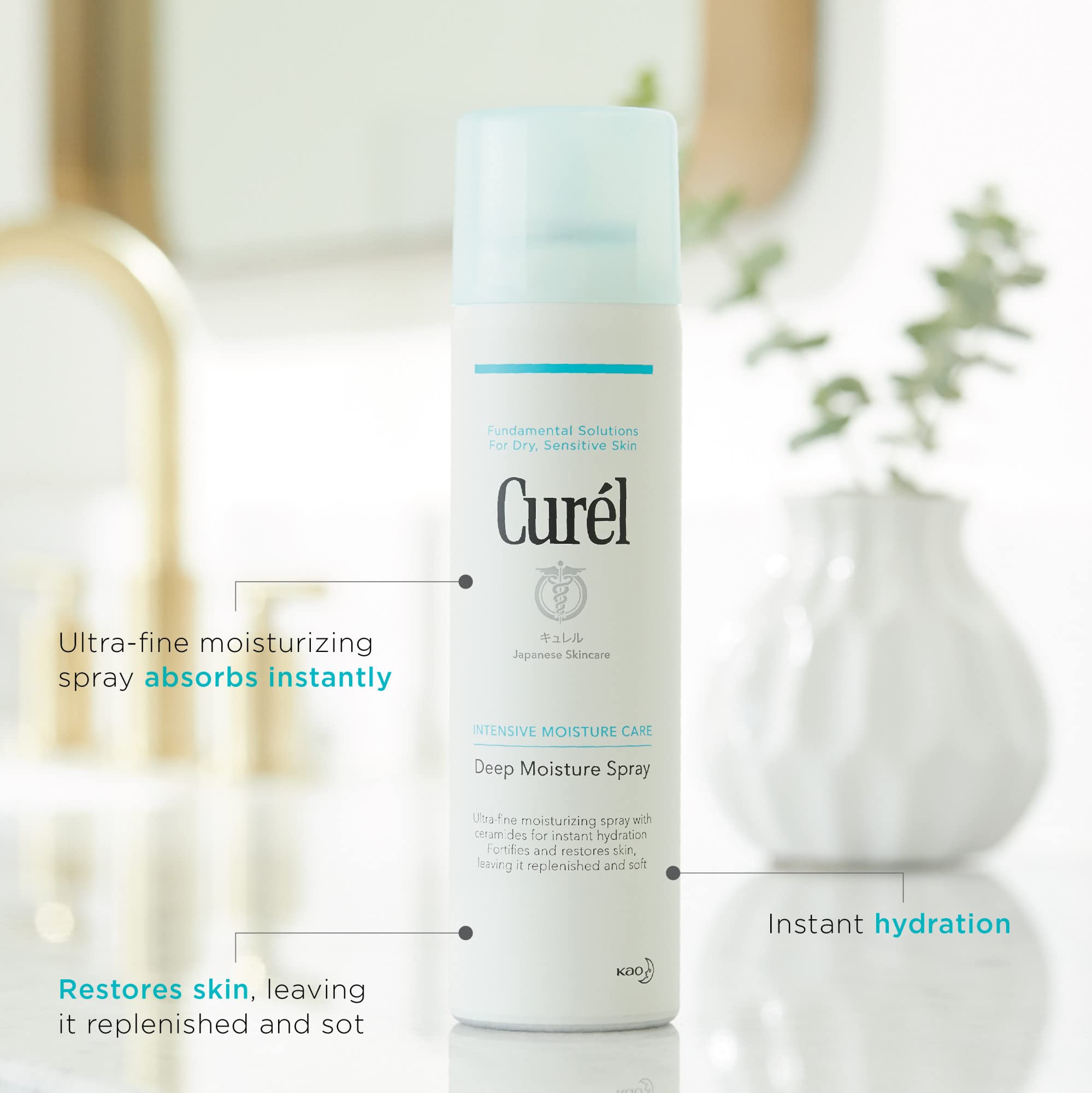 Foto 6 pulgar | Spray Hidratante Curel Deep Moisture Con Ceramidas 150 Ml - Venta Internacional.