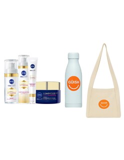 Foto 1 | Kit Rutina Facial Luminous 630° Antimanchas + Tote Güish + Gratis Termo Güish Blanco