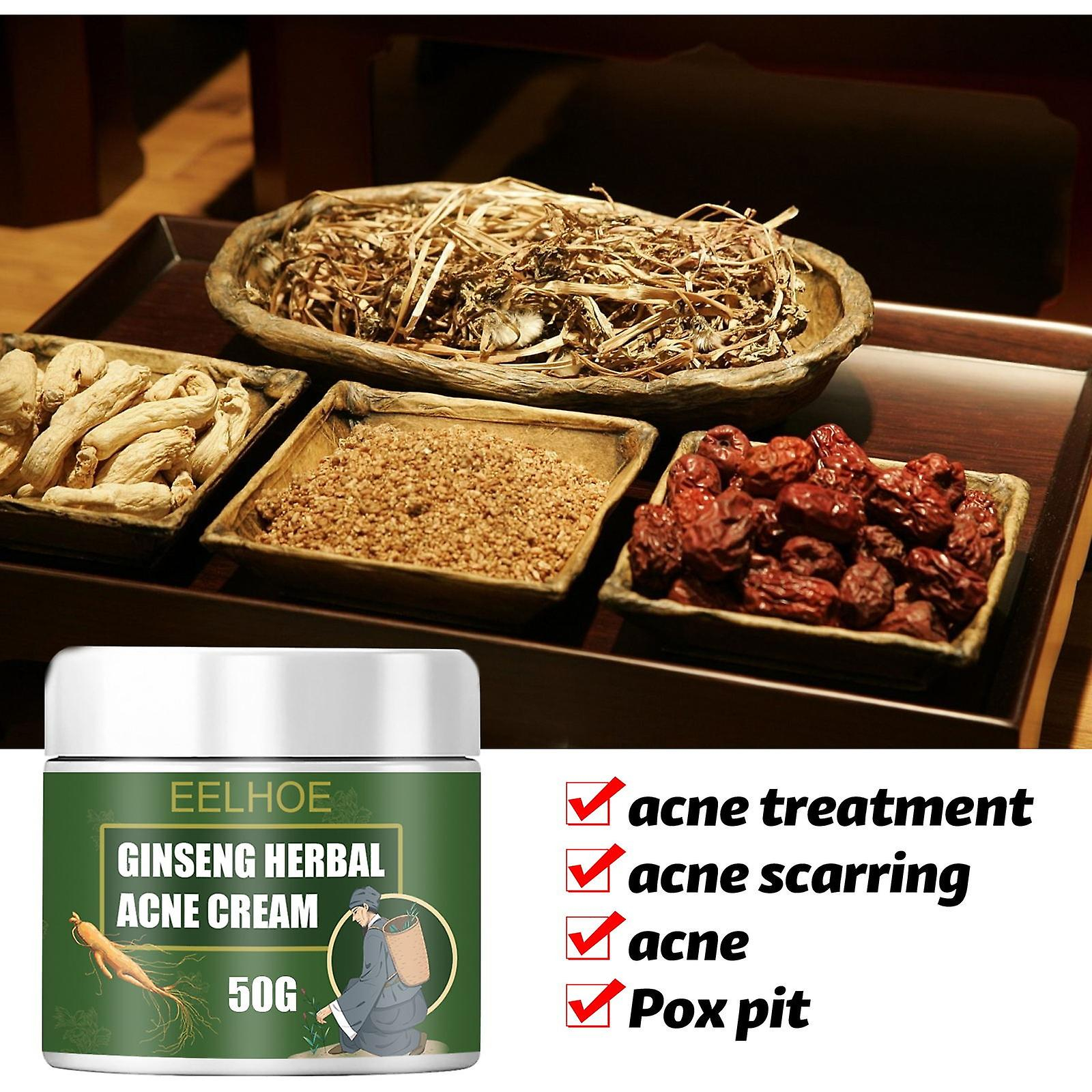 Foto 5 pulgar | Crema Para El Acné Huoguo Ginseng Herbal Desalt  Reparadora De Cicatrices  10-50 G - Venta Internacional.
