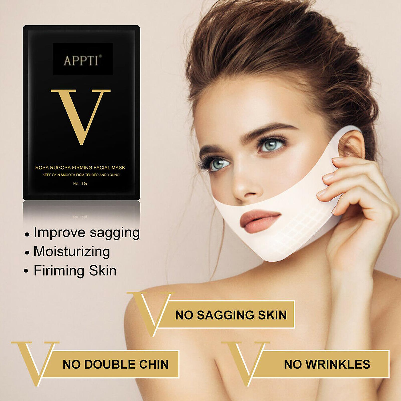 Foto 2 | Mascarilla Adelgazante Facial Huoguo  En Forma De V  Que Reafirma La Quema De Grasa - Venta Internacional.