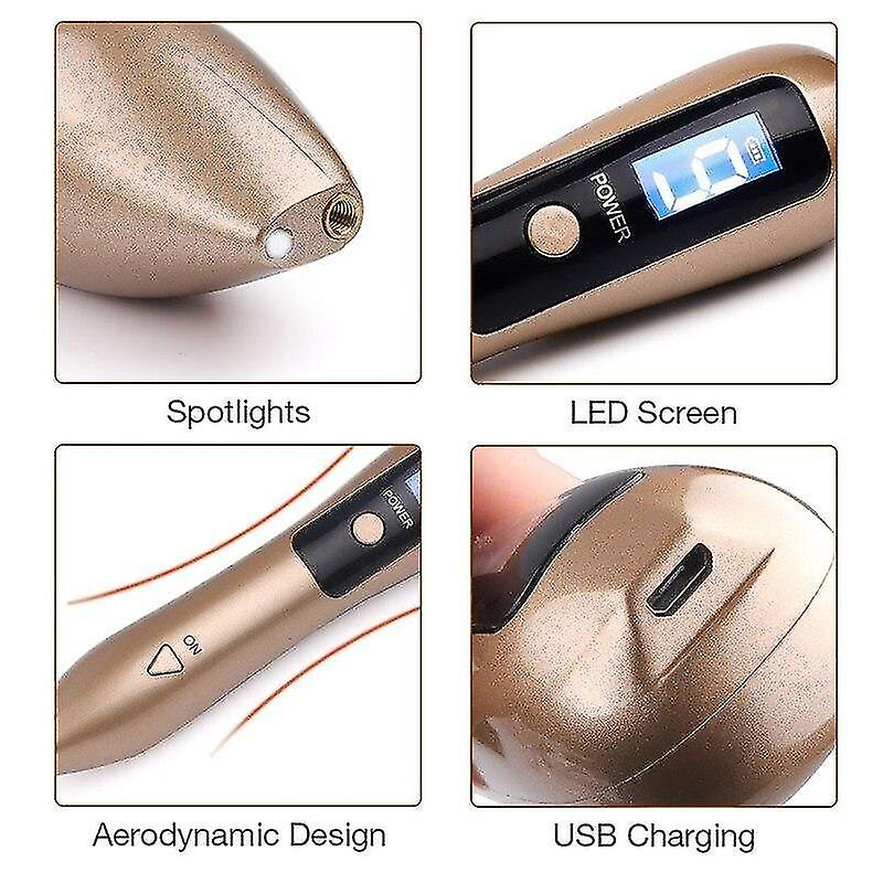 Foto 5 pulgar | Limpiadores Faciales Con Bolígrafo Láser De Plasma De 9 Niveles Para Eliminación De Lunares - Venta Internacional.