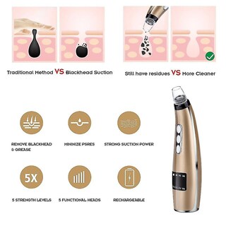 Foto 2 | Máquina Limpiadora Facial Para Eliminar Puntos Negros Y Aspiradora De Acné - Venta Internacional.