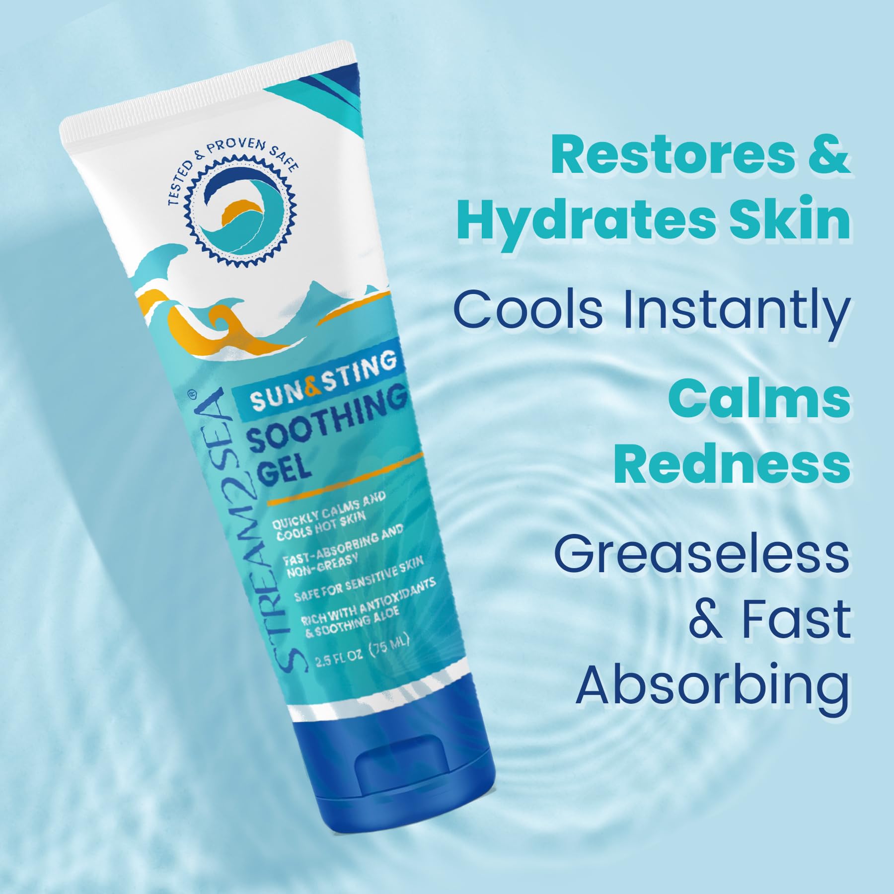 Foto 4 | Gel Calmante Con Aloe Stream 2 Sea Sun & Sting 75 Ml - Venta Internacional.