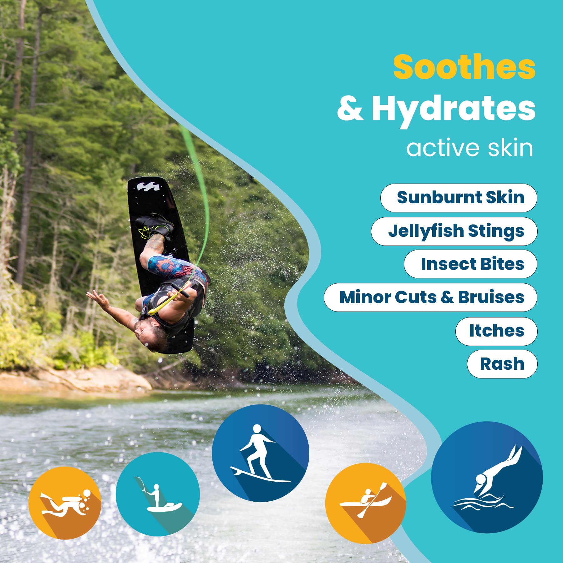 Foto 6 pulgar | Gel Calmante Con Aloe Stream 2 Sea Sun & Sting 75 Ml - Venta Internacional.