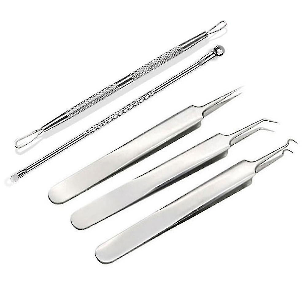 Foto 2 pulgar | Juego De Utensilios De Cocina Huoguo  Herramienta Para Eliminar El Acné De Acero Inoxidable  5 Pieza - Venta Interna