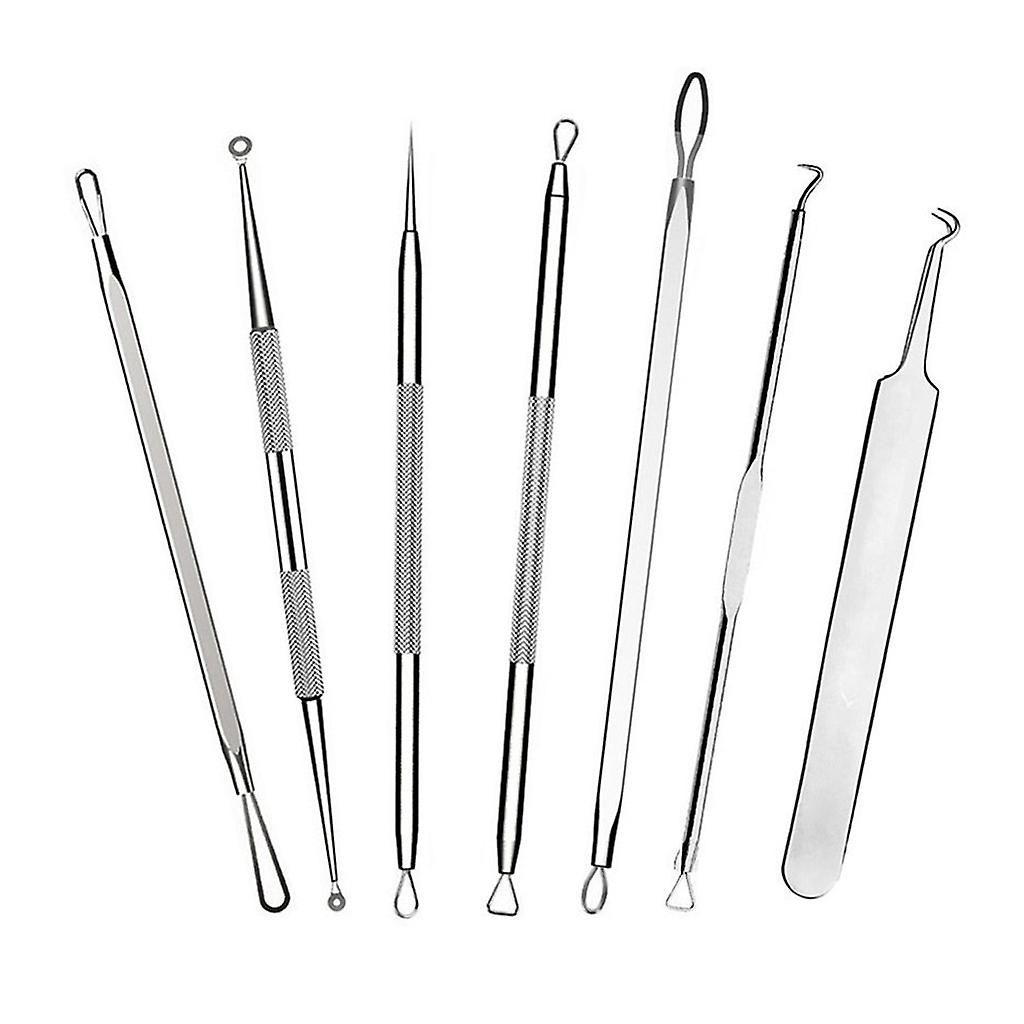 Foto 2 pulgar | Juego De Removedores De Espinillas Para Acné Facial De Acero Inoxidable  7 Piezas - Venta Internacional.