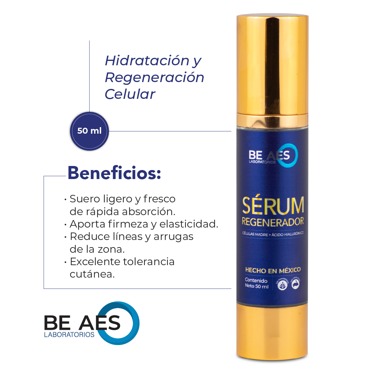 Foto 5 pulgar | Pack Be Aes Serum Facial Contorno De Ojos Y Pantalla Solar