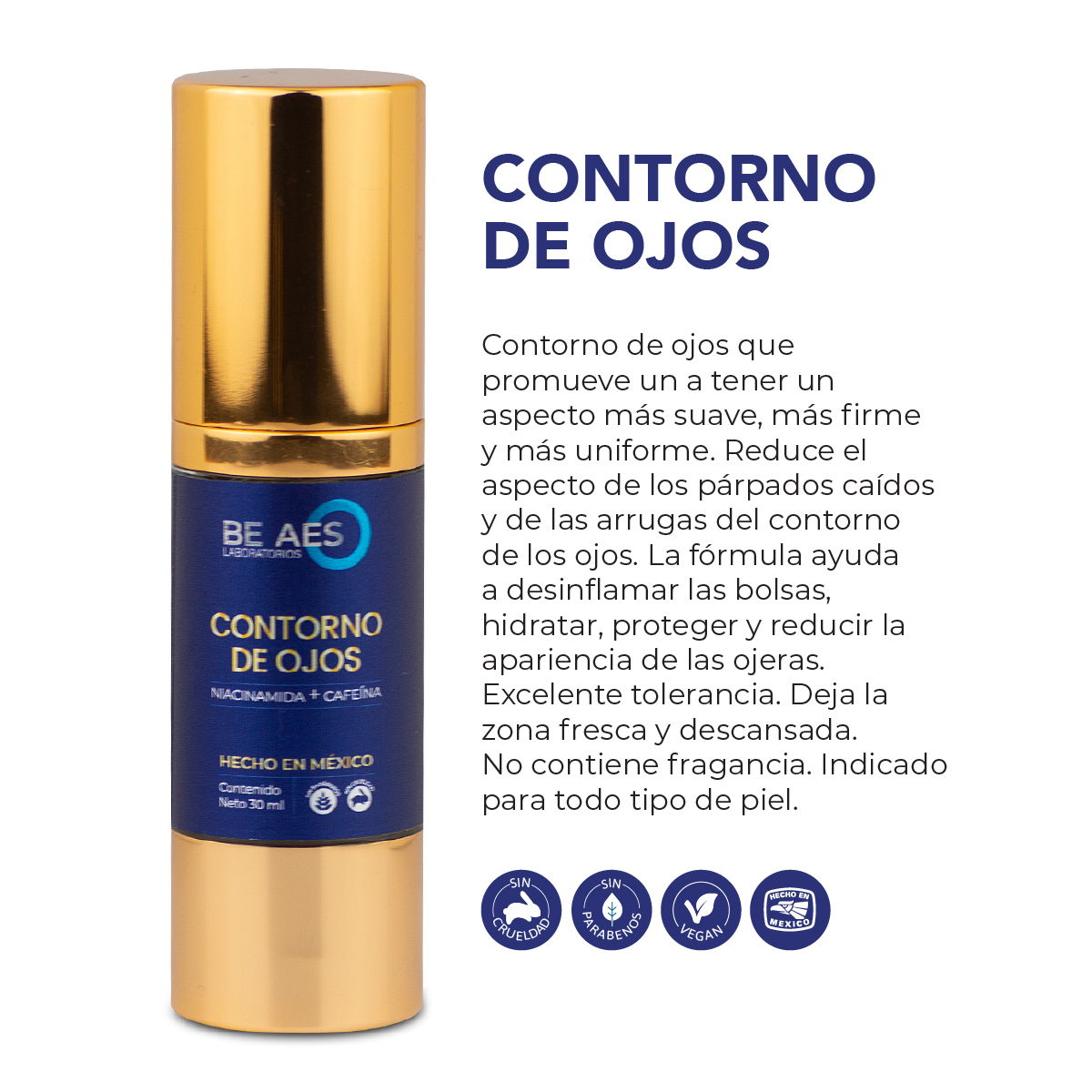 Foto 5 | Pack Be Aes Serum Facial Contorno De Ojos Y Pantalla Solar