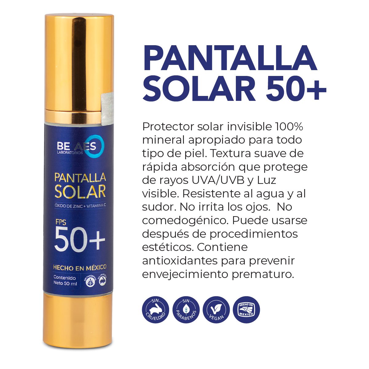 Foto 8 | Pack Be Aes Serum Facial Contorno De Ojos Y Pantalla Solar