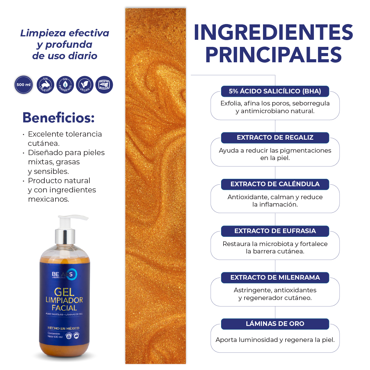 Foto 3 pulgar | Kit Be Aes Skin Care Completo Limpiador Crema Serum Contorno