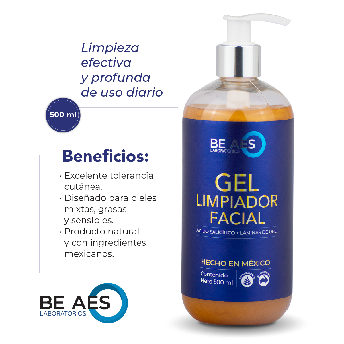 Foto 4 | Kit Be Aes Limpiador Crema Hidratante Y Pantalla Solar