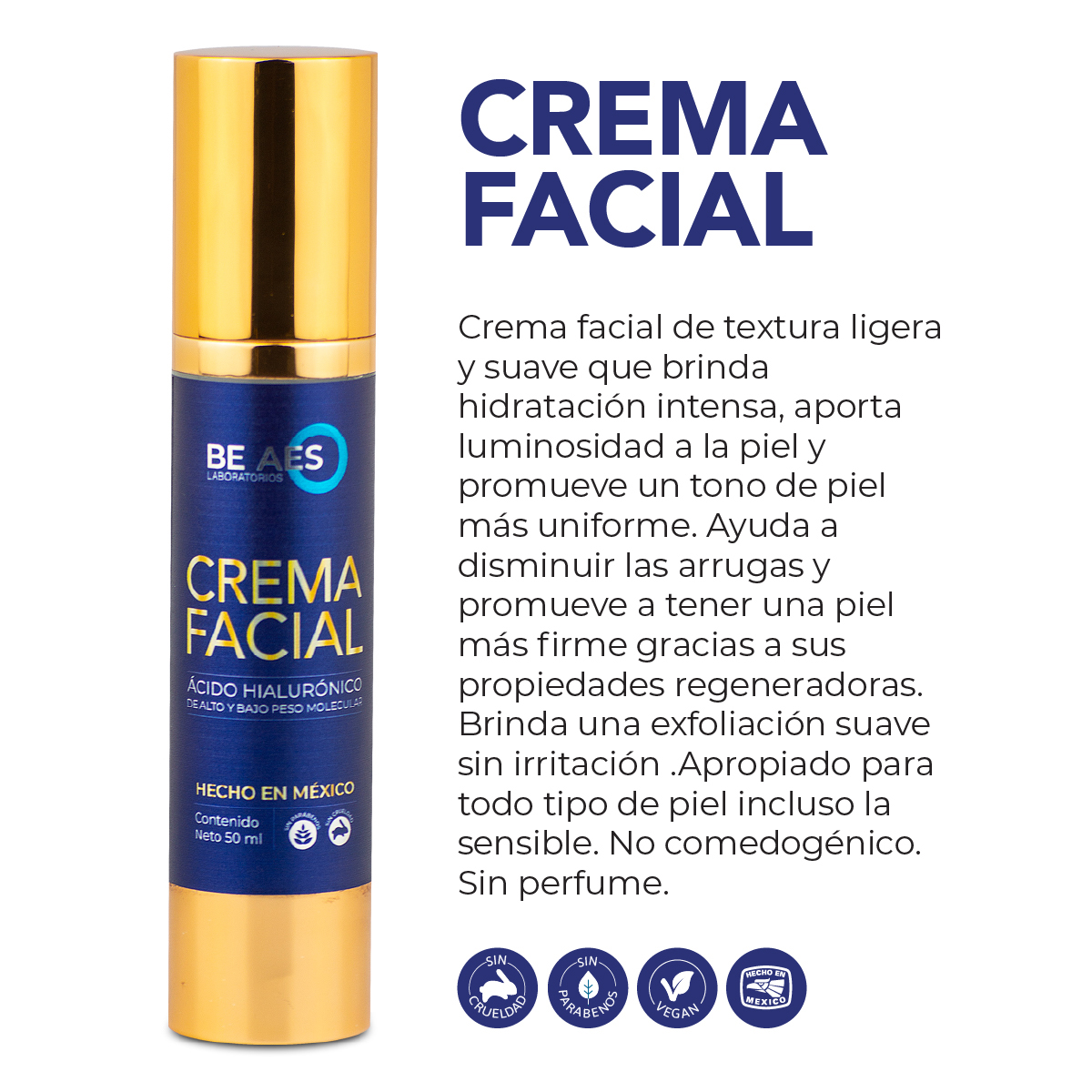 Foto 6 pulgar | Kit Be Aes Limpiador Crema Hidratante Y Pantalla Solar
