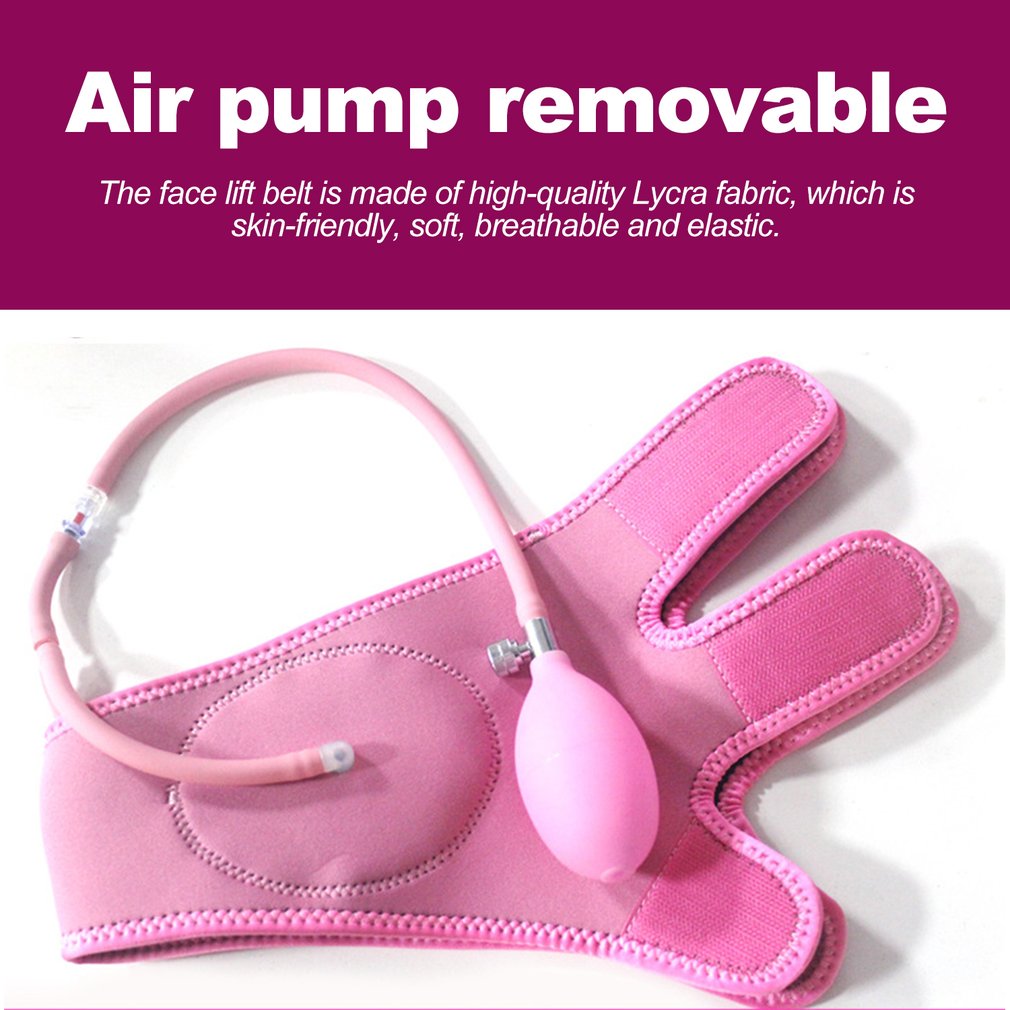 Foto 2 | Cinturón Para Adelgazar La Cara  Tela De Licra Con Gas Supercargador  Rosa - Venta Internacional.