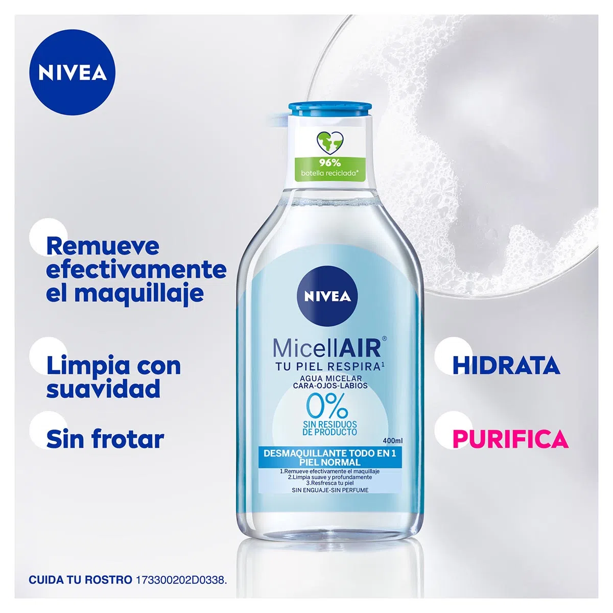 Foto 4 pulgar | Agua Micelar Nivea 400ml