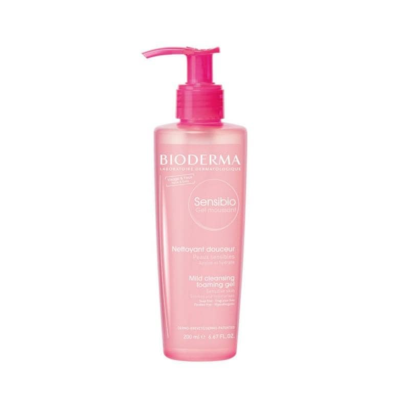 Gel Moussant Bioderma Sensibio color Rosa 200 ML $615