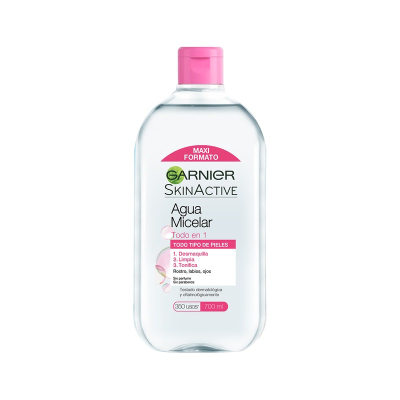 Agua Micelar con Rosas Garnier Desmaquilla Limpia 400 ml