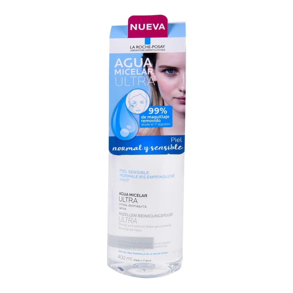 Foto 2 pulgar | Agua Micelar Ultra Piel Sensible 400 Ml La Roche-Posay