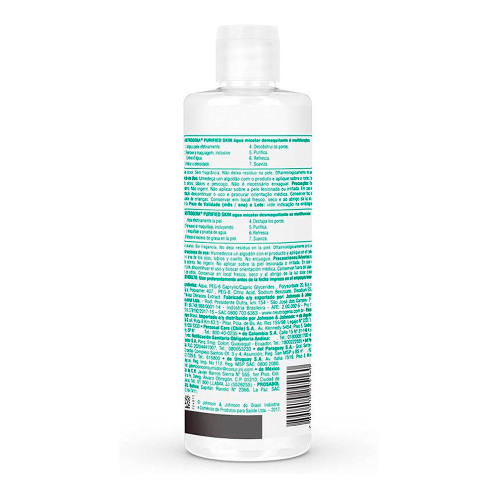 Foto 2 | Agua Micelar Neutrogena Purified Skin 200 ml