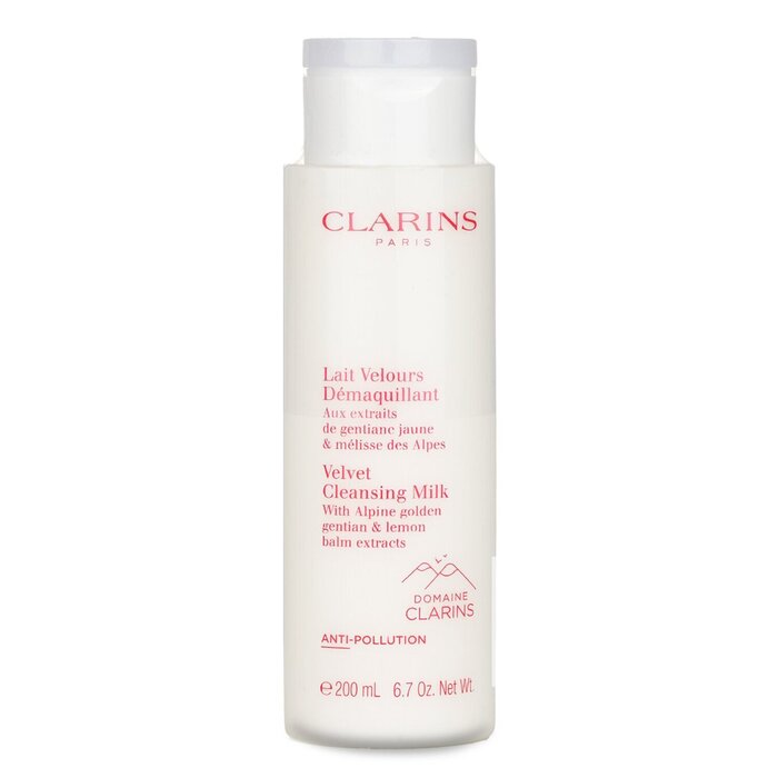 Leche Limpiadora Clarins Velvet Alpine Golden Gentian - Venta Internacional.