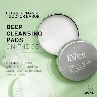 Foto 2 | Almohadillas De Limpieza Profunda Babor Cleanformance Calm Skin, 20 Hojas - Venta Internacional.