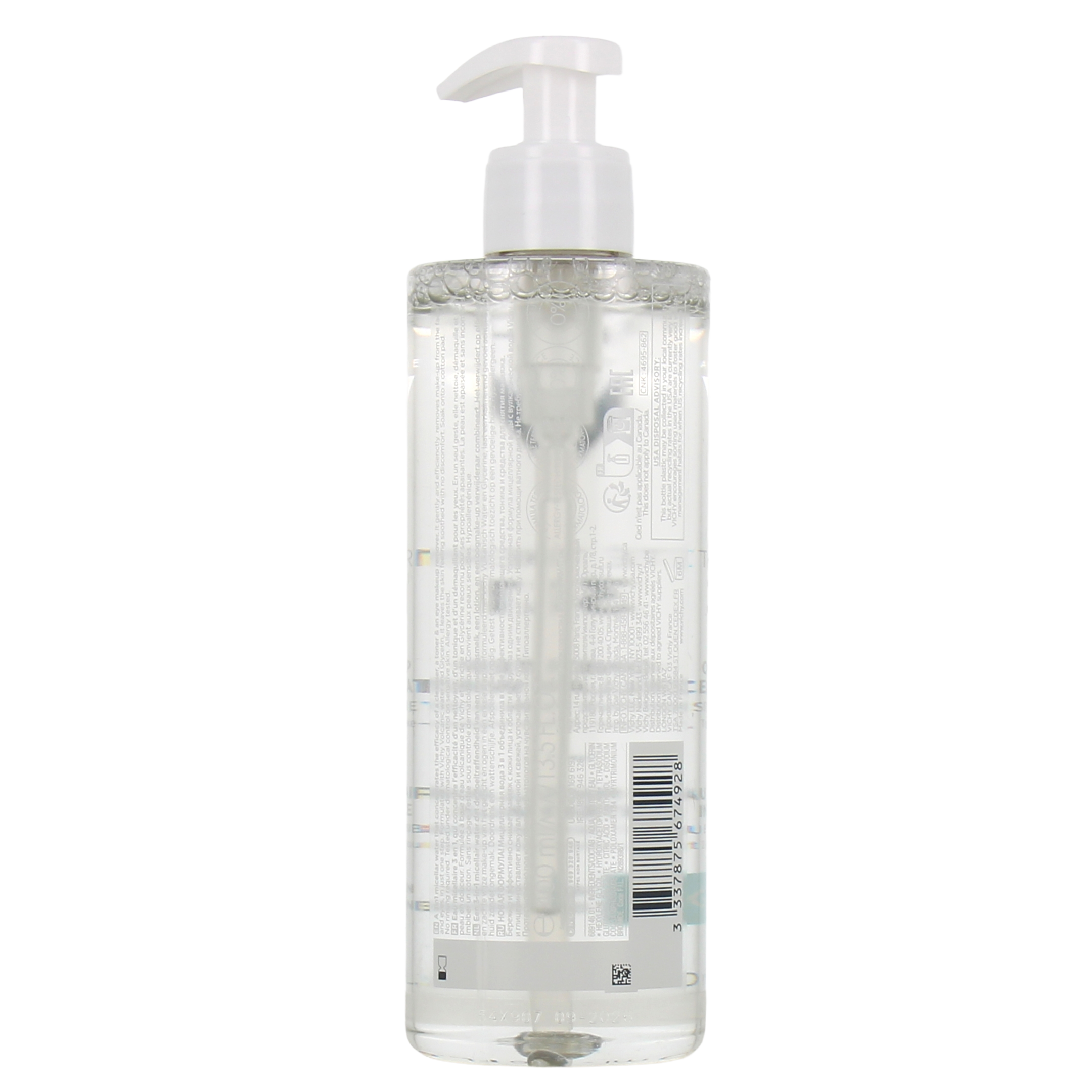 Foto 3 pulgar | Agua Micelar Mineral Vichy Pureté Thermale Piel Sensible 400ml