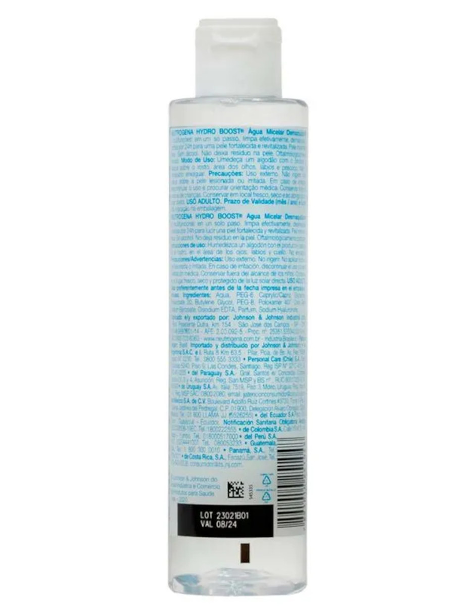 Foto 3 | Agua Micelar Desmaquillante Neutrogena Hydro Boost + Termo De Agua De Regalo Güish