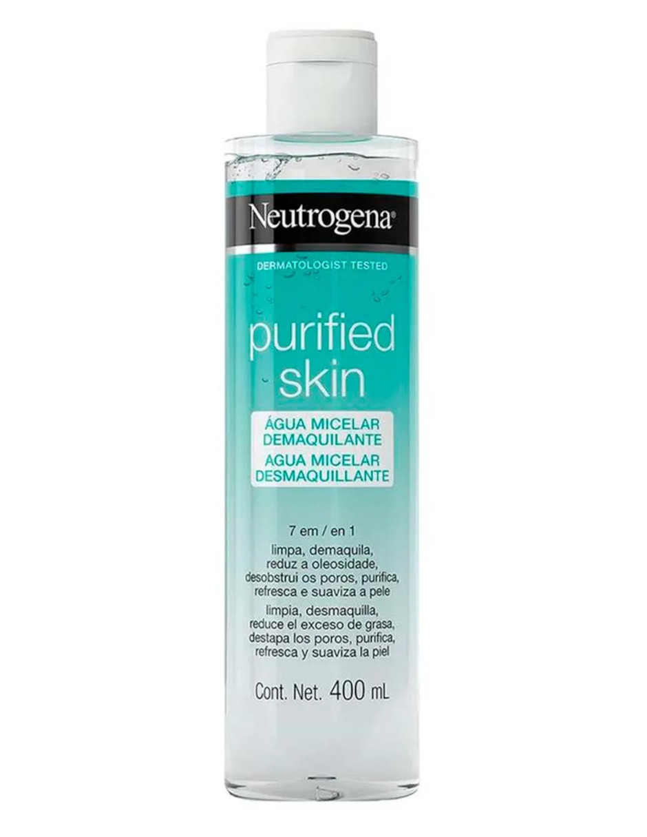 Foto 3 pulgar | Agua Micelar Desmaquillante Neutrogena Purified Skin + Termo De Agua De Regalo Güish