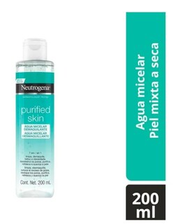 Foto 4 | Agua Micelar Desmaquillante Neutrogena Purified Skin + Termo De Agua De Regalo Güish