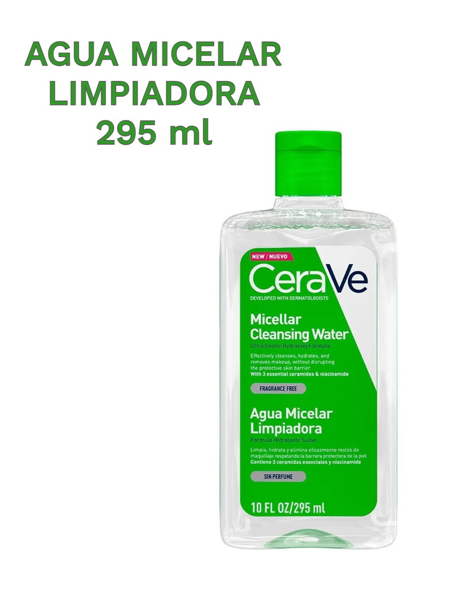 Foto 3 pulgar | Agua Micelar Cerave Limpiadora E Hidratante Facial