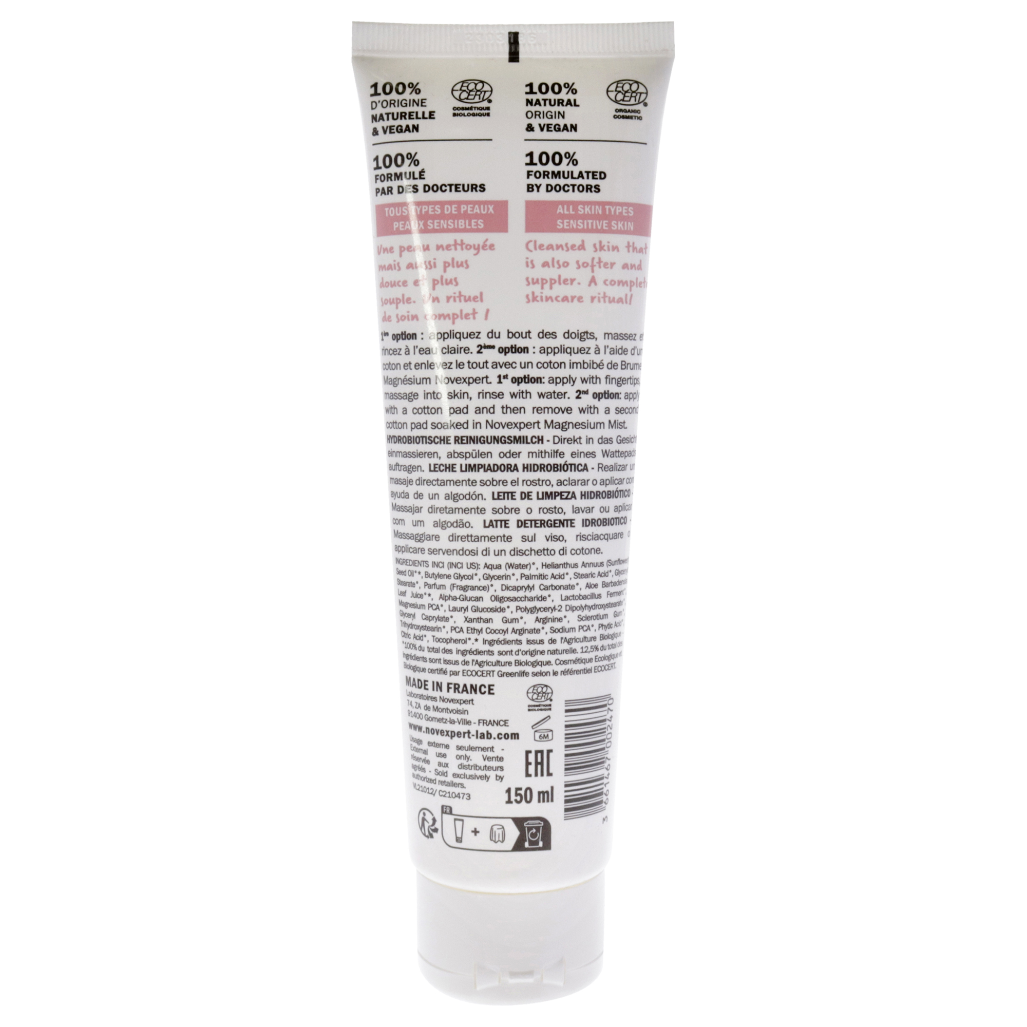 Foto 3 pulgar | Limpiador Novexpert Hydro-biotic Milky Para Mujer 150 Ml - Venta Internacional.