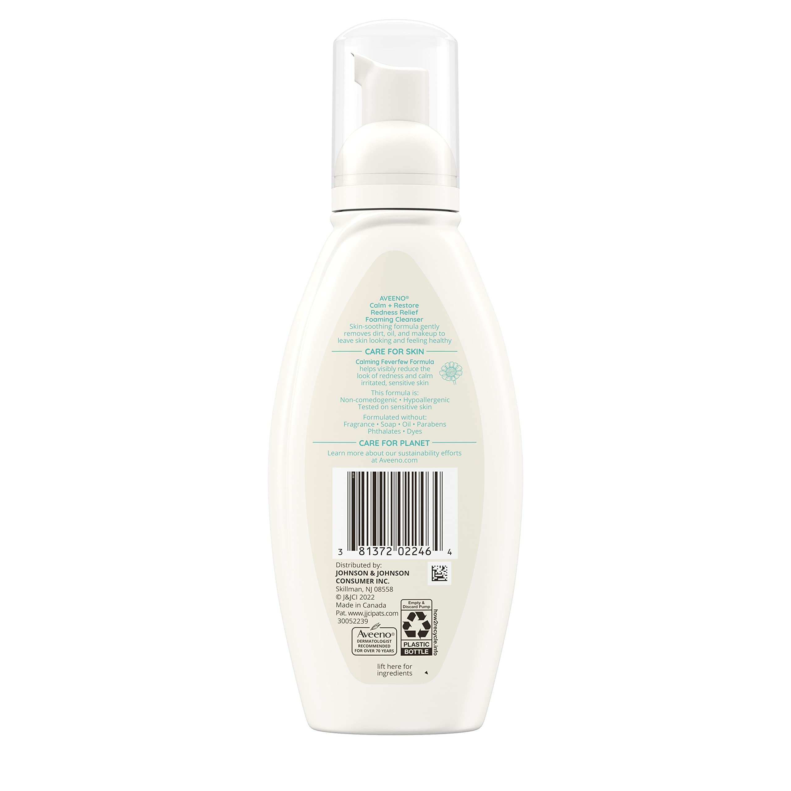 Foto 8 pulgar | Limpiador Facial Aveeno Calm + Restore Enrojecimiento Alivia 180 Ml - Venta Internacional.