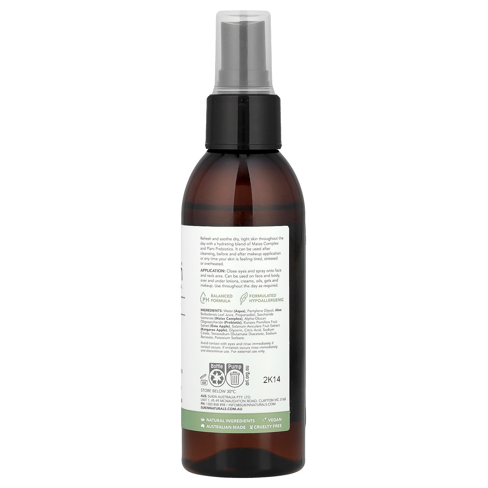 Foto 3 pulgar | Bruma Facial Sukin Skin Relief Para Pieles Sensibles Y Con Problemas  125 Ml - Venta Internacional.
