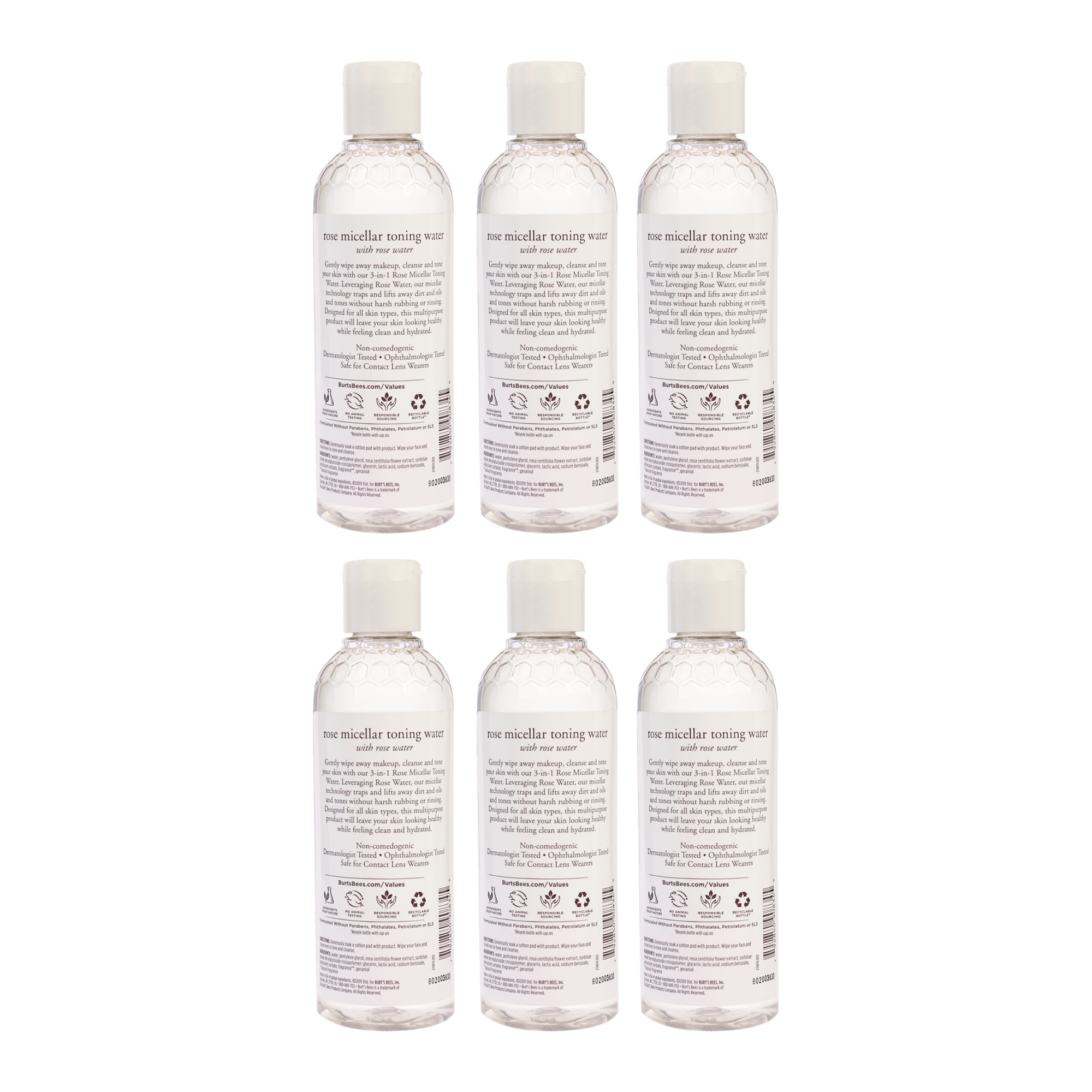 Foto 2 | Agua Micelar Tonificante Burts Bees Rose  Paquete De 6 - Venta Internacional.