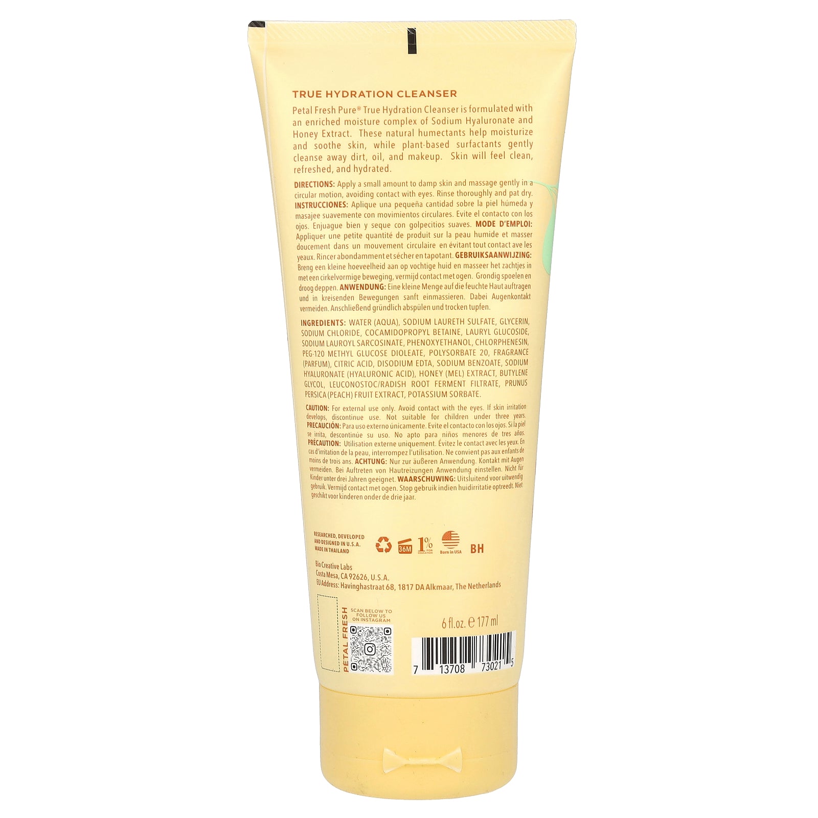 Foto 3 pulgar | Extracto De Miel Cleanser Petal Fresh True Hydration  177 Ml - Venta Internacional.