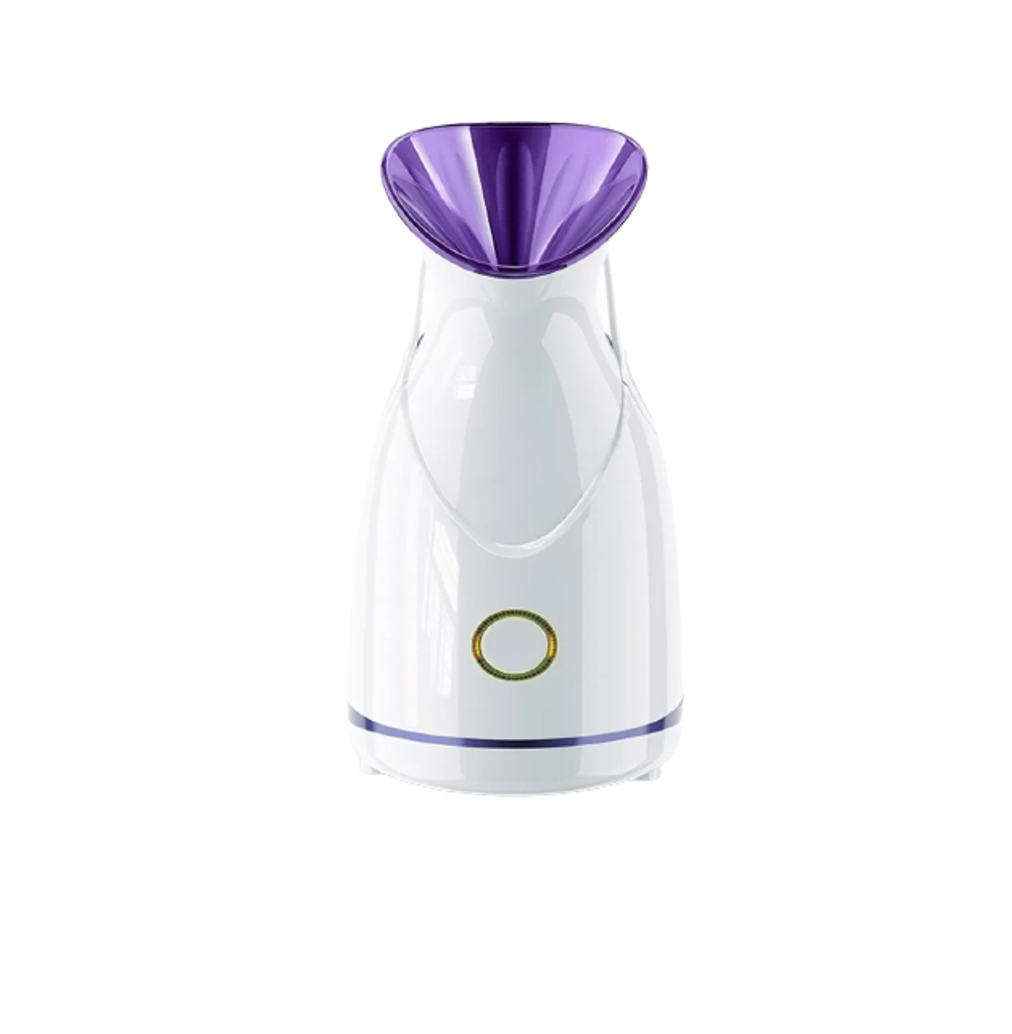 Vaporizador Facial Iónico Malubero Hidratante Blanco Con Morado