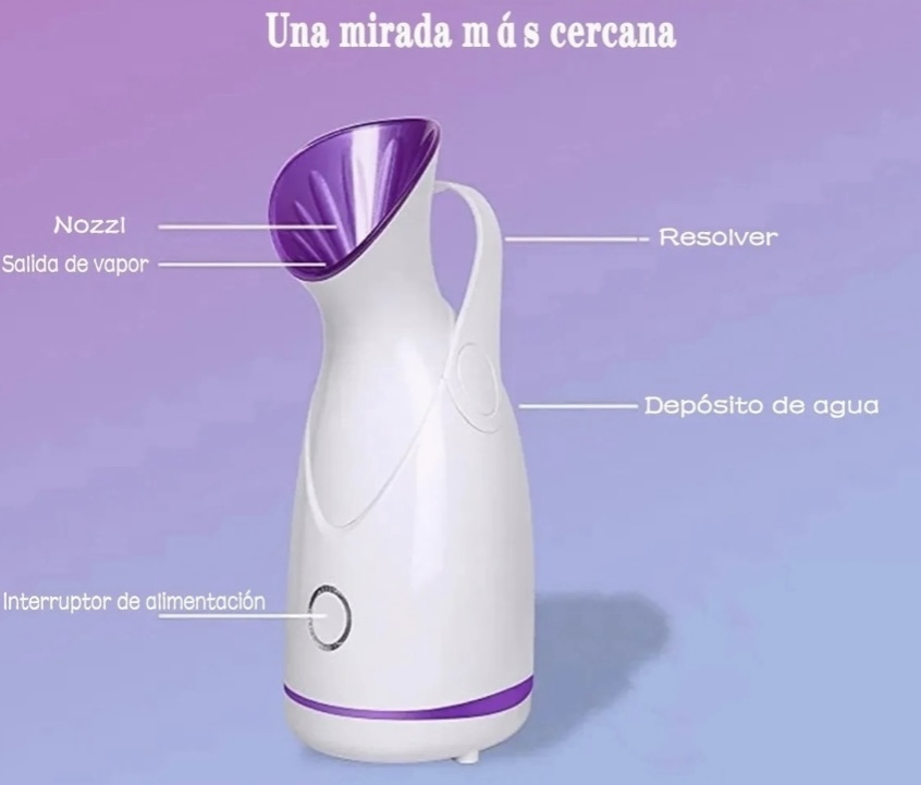 Foto 3 | Vaporizador Facial FUNBU Nano Iónico Hidratante Spa Vapor Tibio