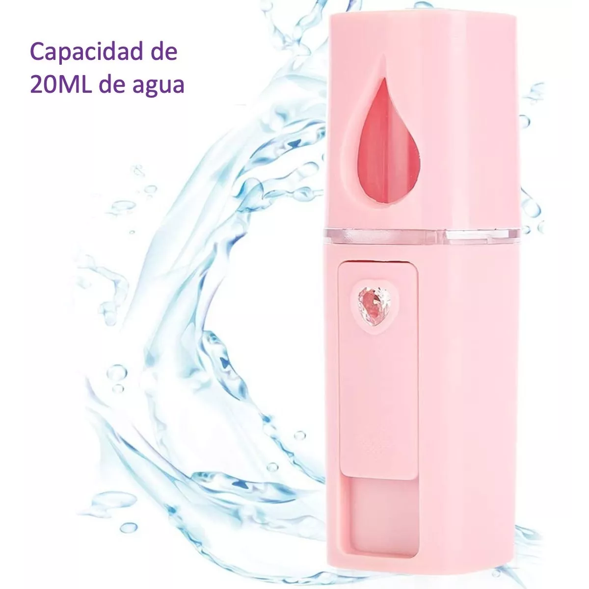 Foto 4 pulgar | Vaporizador Facial 20ml Extensiones Pestañas Eo Safe Imports Esi-15989 Rosa