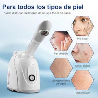 Foto 5 | Vaporizador Facial De Ion Profesional Portátil 160ml Lab.g Blanco
