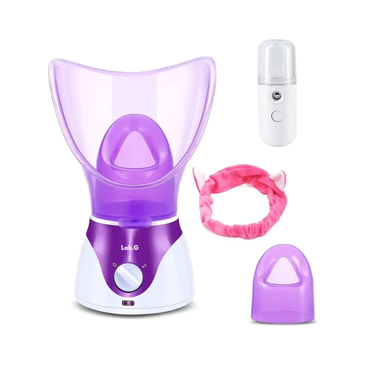 Foto 2 | Humidificador Vaporizador Facial D/vapor Caliente Lab.g Púrpura