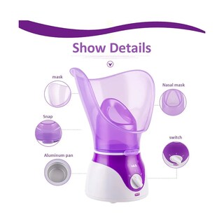 Foto 4 | Humidificador Vaporizador Facial D/vapor Caliente Lab.g Púrpura