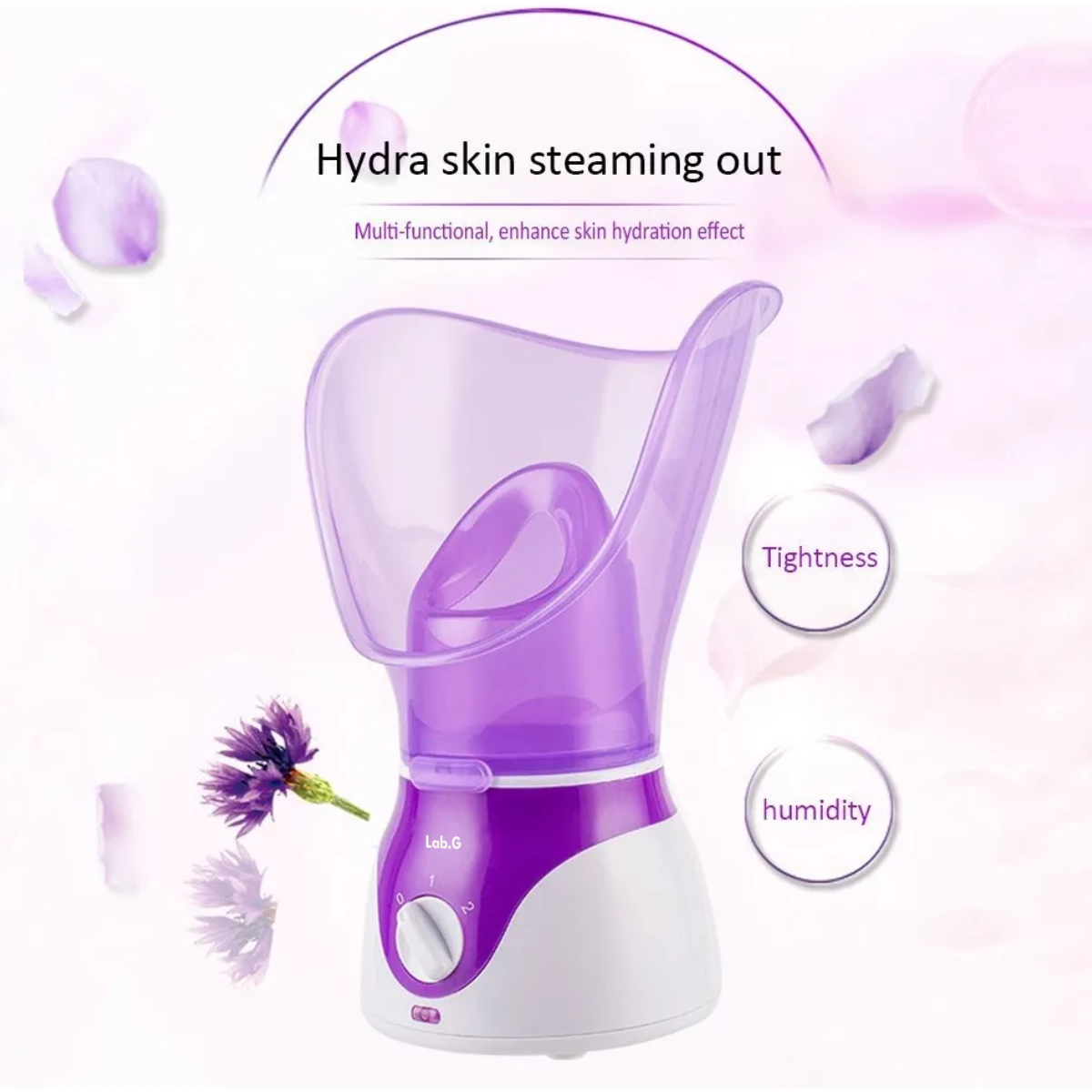 Foto 5 | Humidificador Vaporizador Facial D/vapor Caliente Lab.g Púrpura