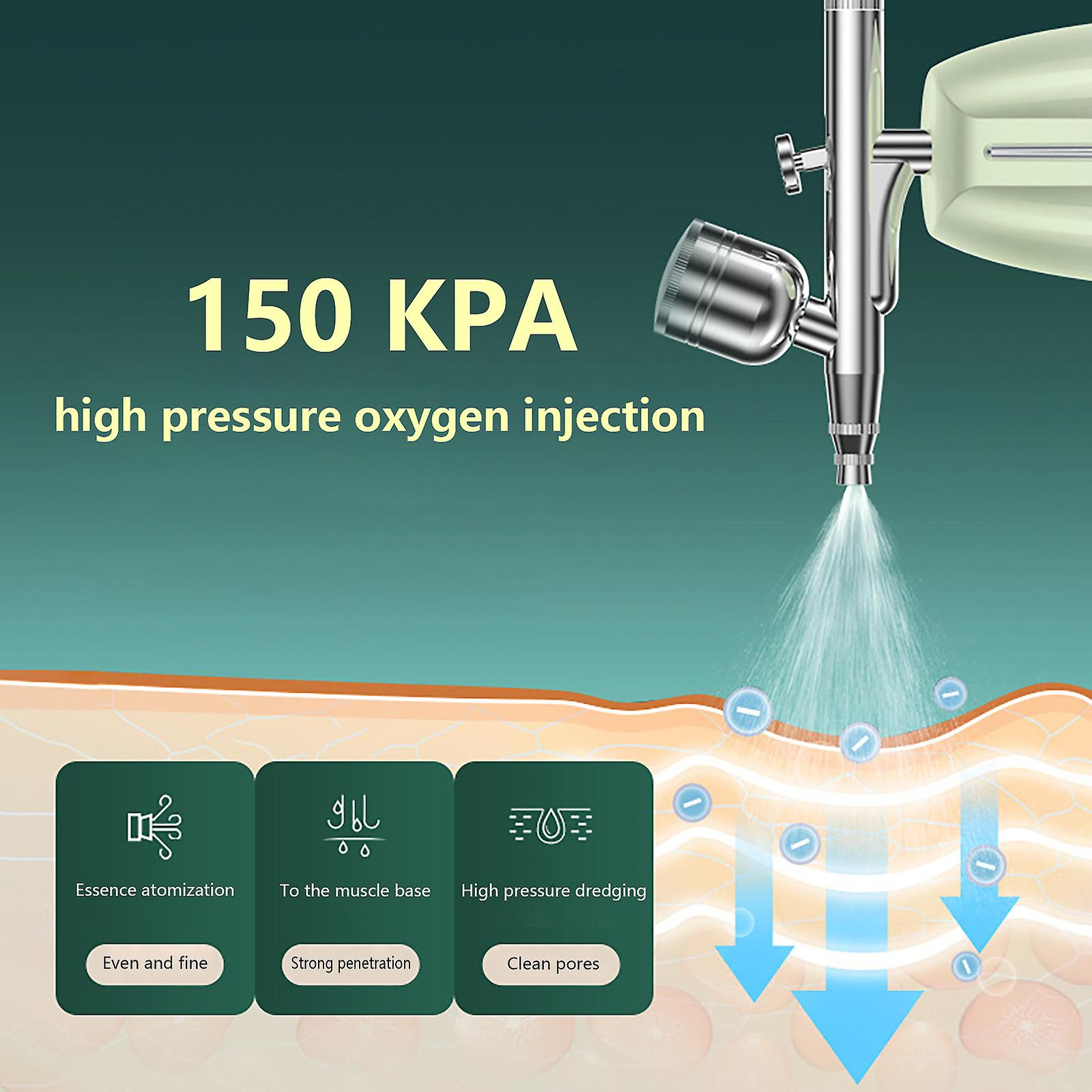 Foto 3 | Vaporizador Facial Huoguo Oxygen  Aerógrafo Portátil Nano Mist - Venta Internacional.