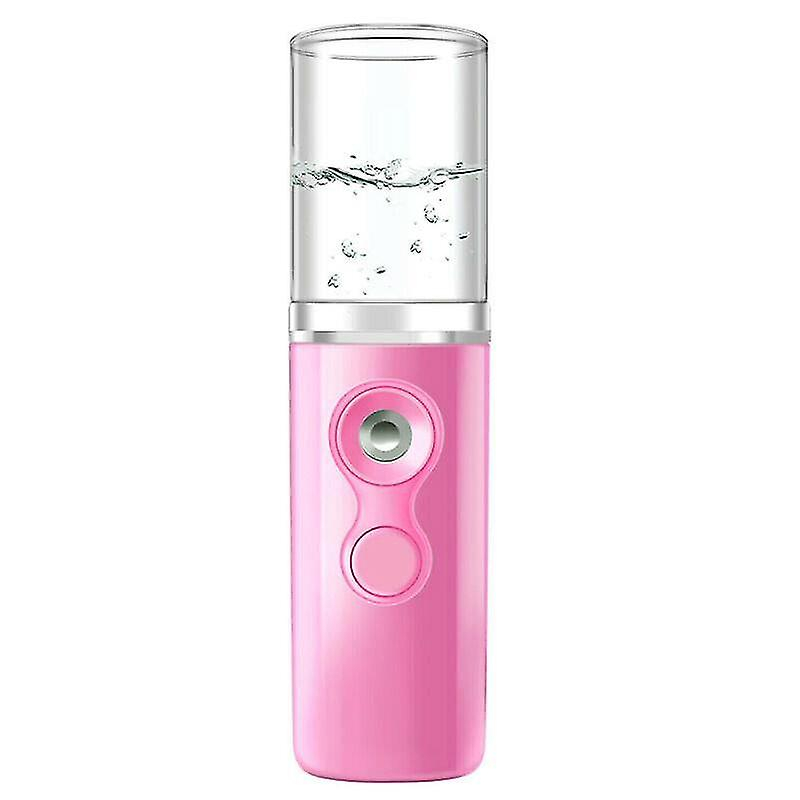 Pulverizador Facial Huoguo Portátil Para Hidratación Facial  Color Rosa  25 Ml - Venta Internacional.
