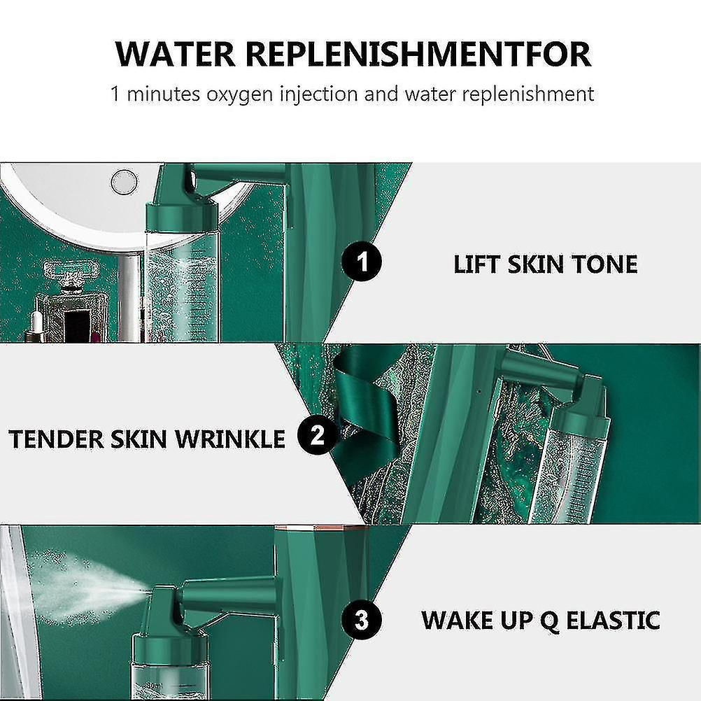 Foto 4 | Limpiadores Faciales  Pulverizador En Aerosol  Nanohidratante Facial  Verde - Venta Internacional.