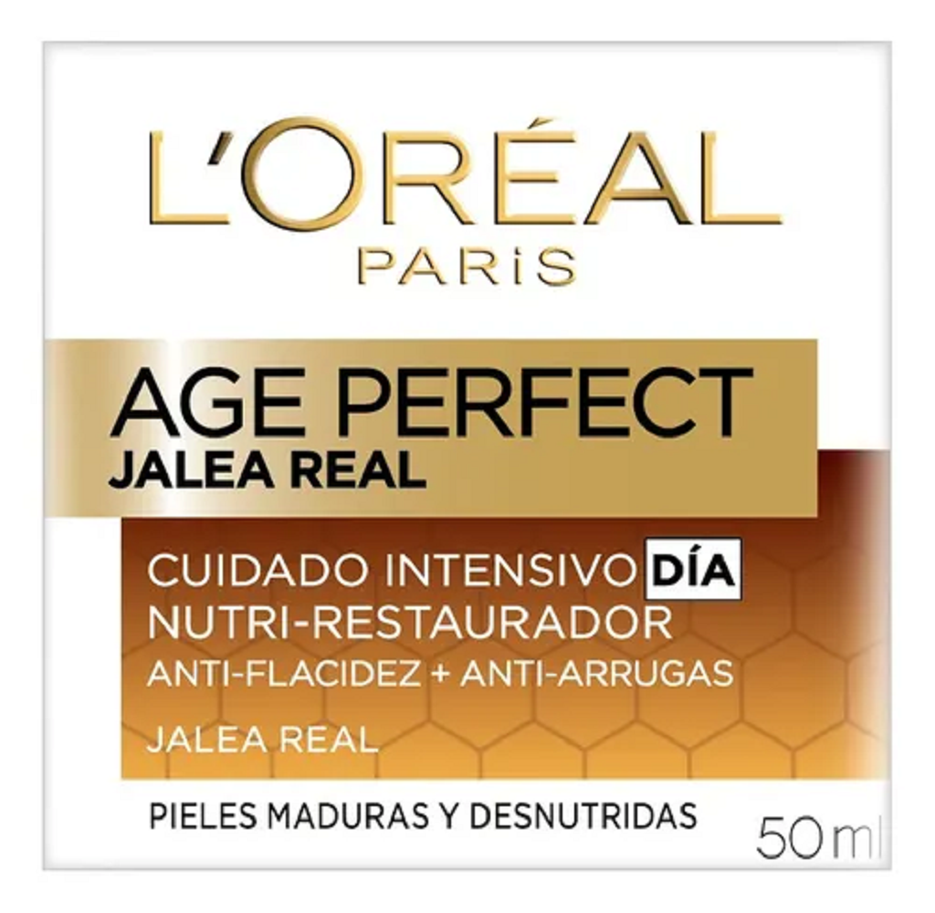 Foto 4 pulgar | Crema Hidratante Antiarrugas L'Oréal Age Perfect Jalea Real 50 ml